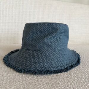 FENDI Denim Blue Bucket Hat